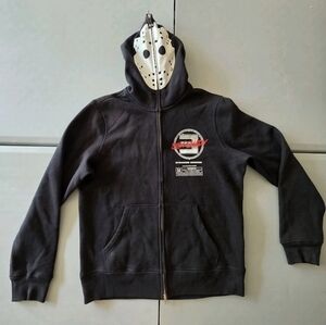Eminem Slim Shady Hoodie Full Zip Mask Horror Graphic MADE Size Medium